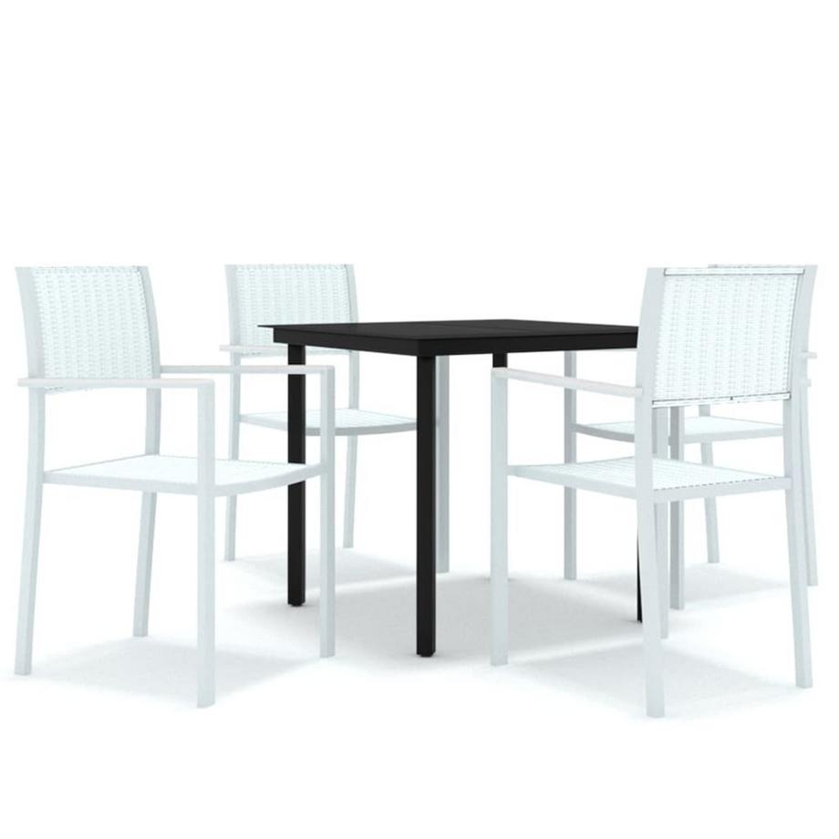 set da pranzo da giardino Plastica