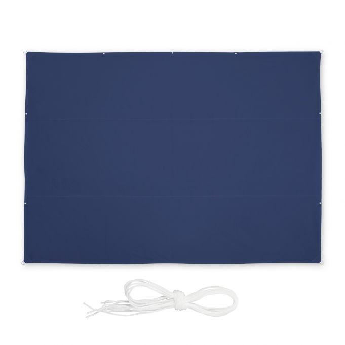 B2X Voile d'ombrage rectangulaire bleu foncé  