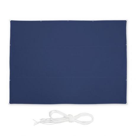 B2X Voile d'ombrage rectangulaire bleu foncé  