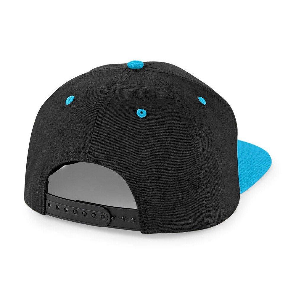 Beechfield  5 Panel Kontrast Snapback Kappe (2 StückPackung) 