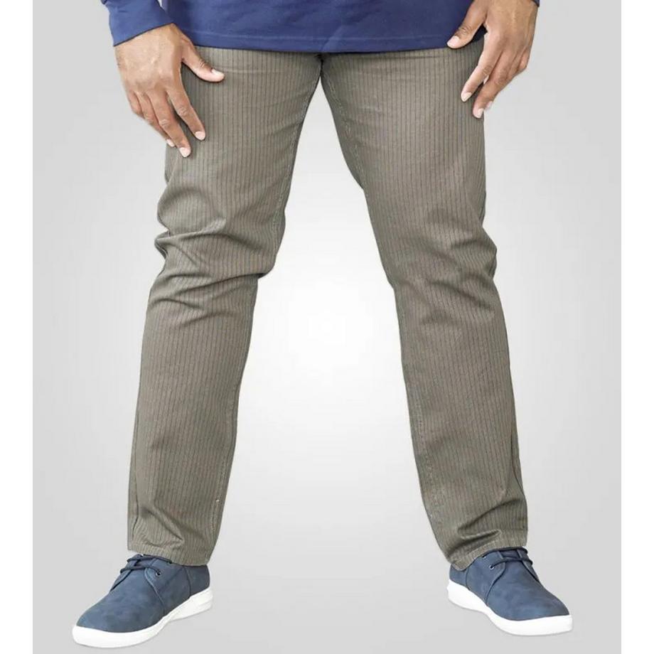 Duke Brian Bedford Pantalon en velours côtelé avec ceinture  