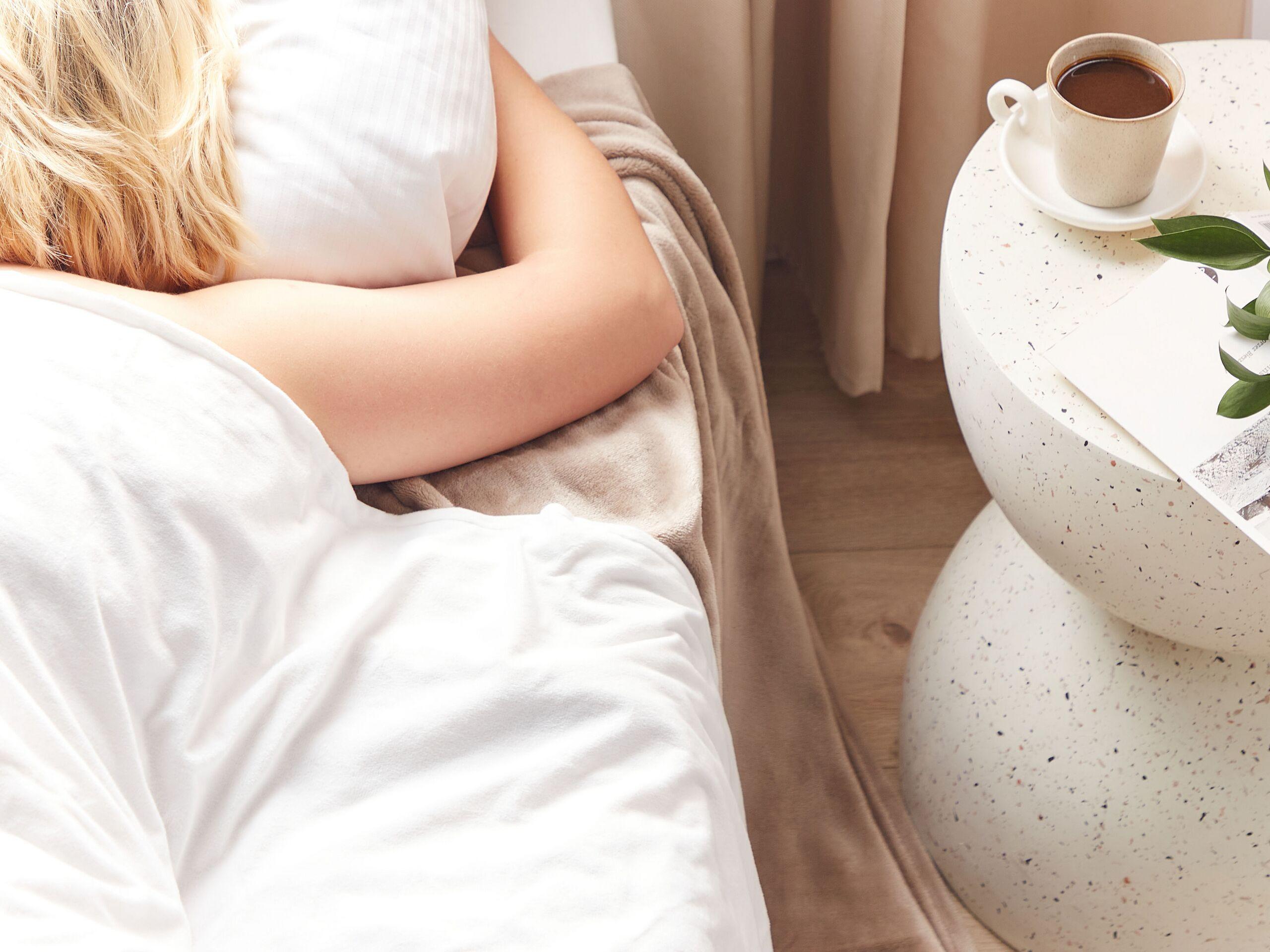 Beliani RHEA Housse de couverture lestée en polyester moderne  