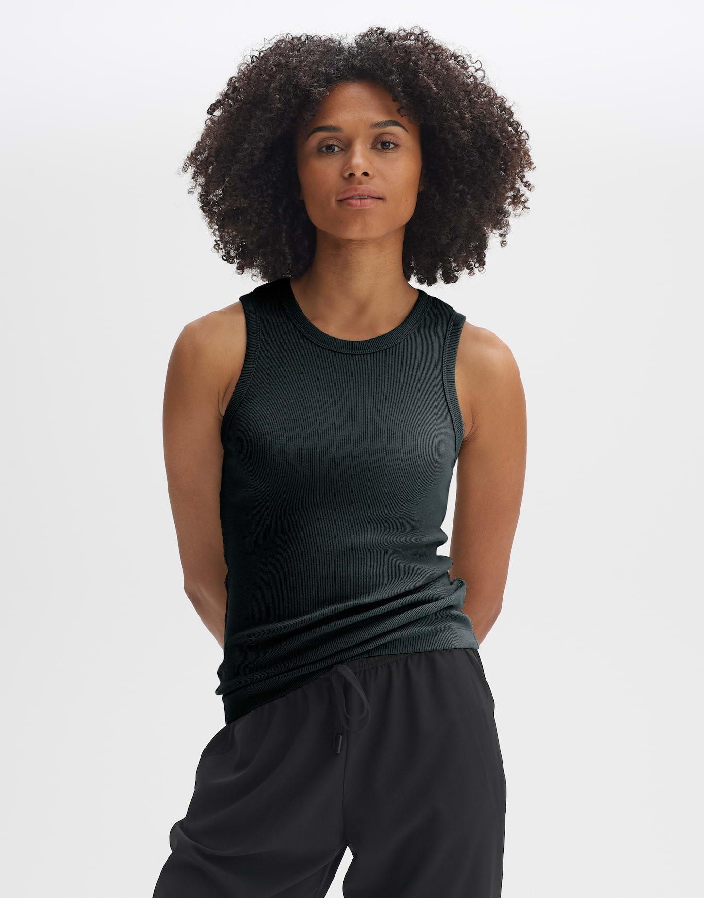 Image of Tank Top Ilesso Figurbetont Geschnitten Damen Petroleumblau 40