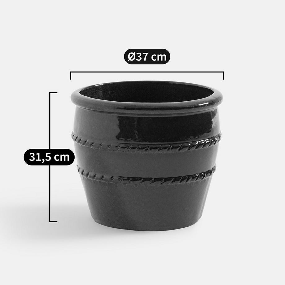 La Redoute Intérieurs Übertopf aus Terrakotta  
