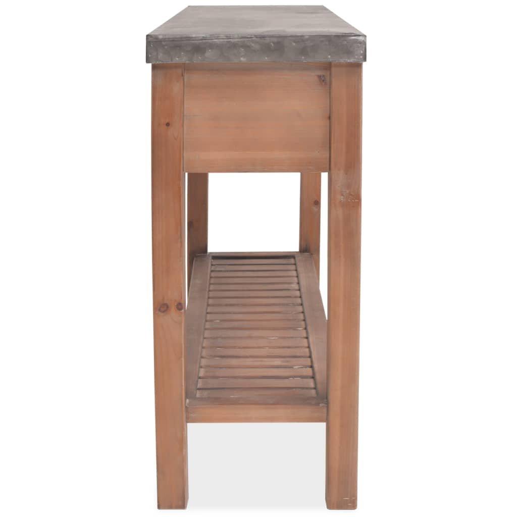 VidaXL Table console bois  