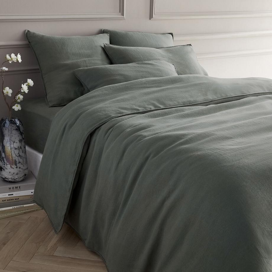 Housse de couette chanvre lavé
