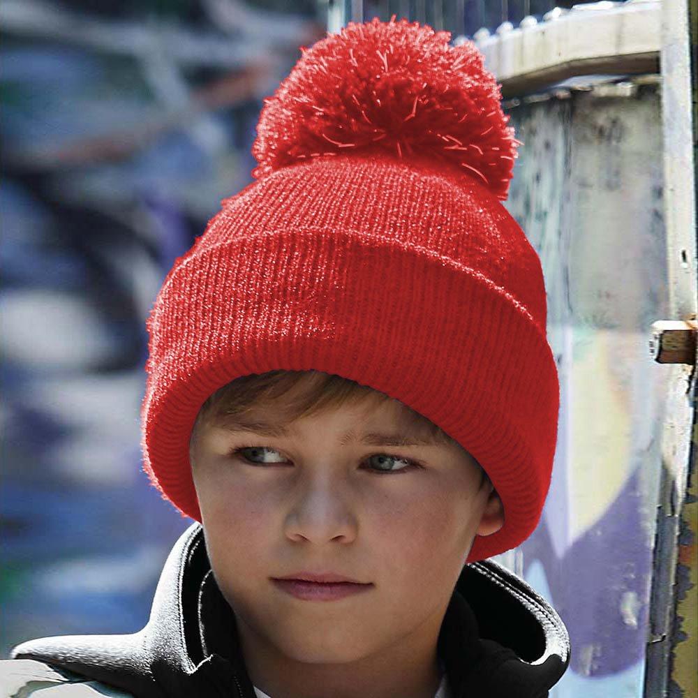 Beechfield  Bonnet à pompon réfléchissant Enfant 