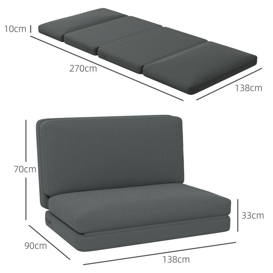 HOMCOM Bodensofa  