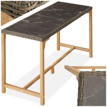 Table de bar en rotin Lovas 161 x 64,5 x 99,5 cm