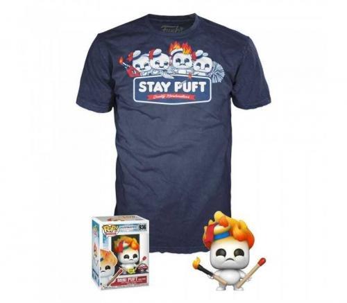 Image of POP! Tee (M) Ghostbusters 2022: Mini Puft GW