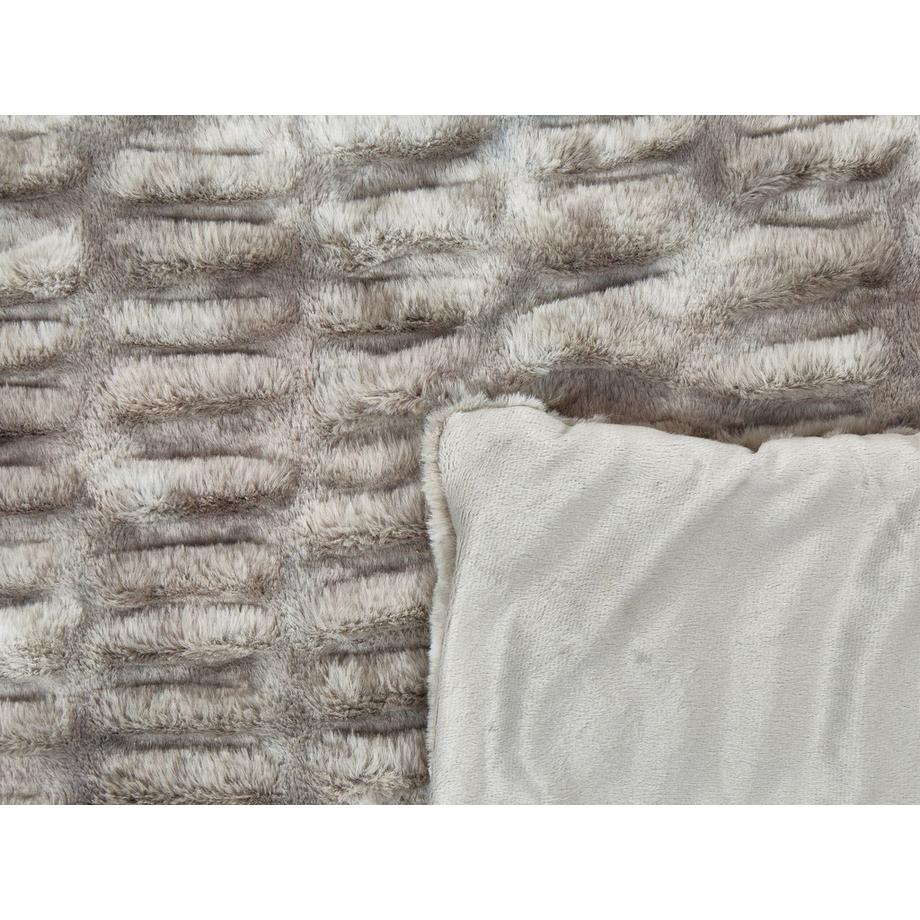 Beliani Couvre-lits en Fourrure synthétique Classique  