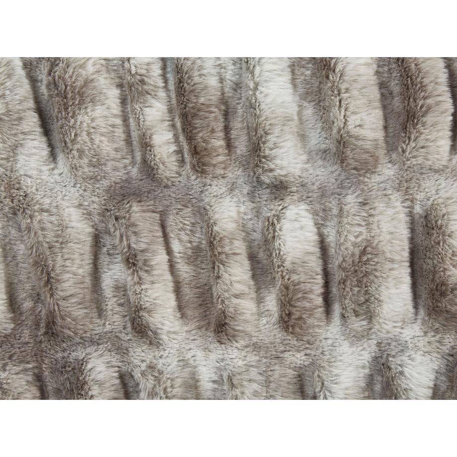 Beliani Couvre-lits en Fourrure synthétique Classique  