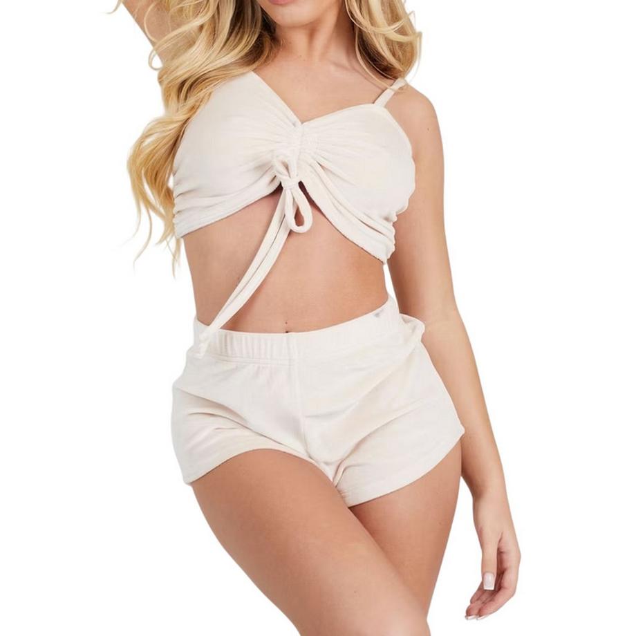 Set Di Abbigliamento Da Casa Scollo A V Senza Maniche