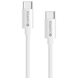Champion  Câble USB-C 60W 3m Blanc 