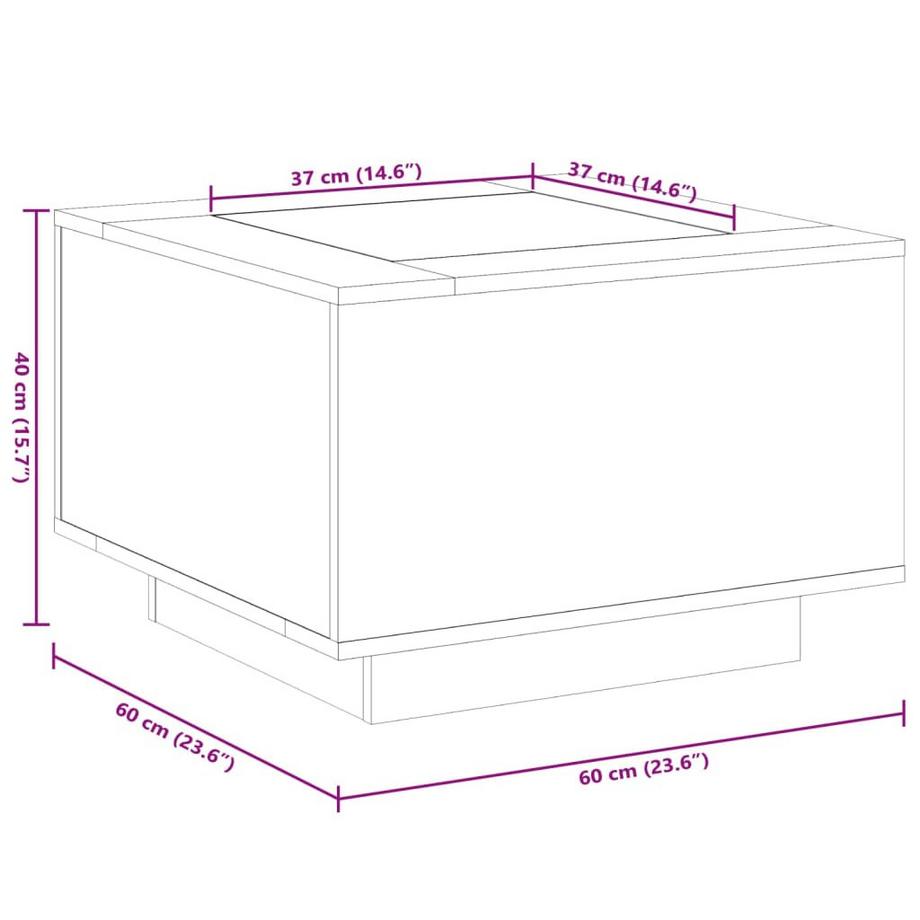 VidaXL Couchtisch holzwerkstoff  