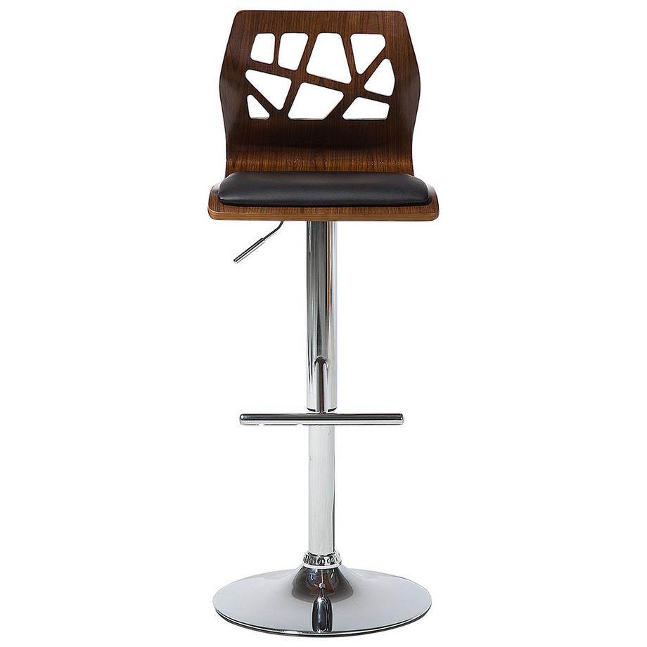 Beliani Set di 2 sedie alte en Pelle sintetica Retrò PETERSBURG  