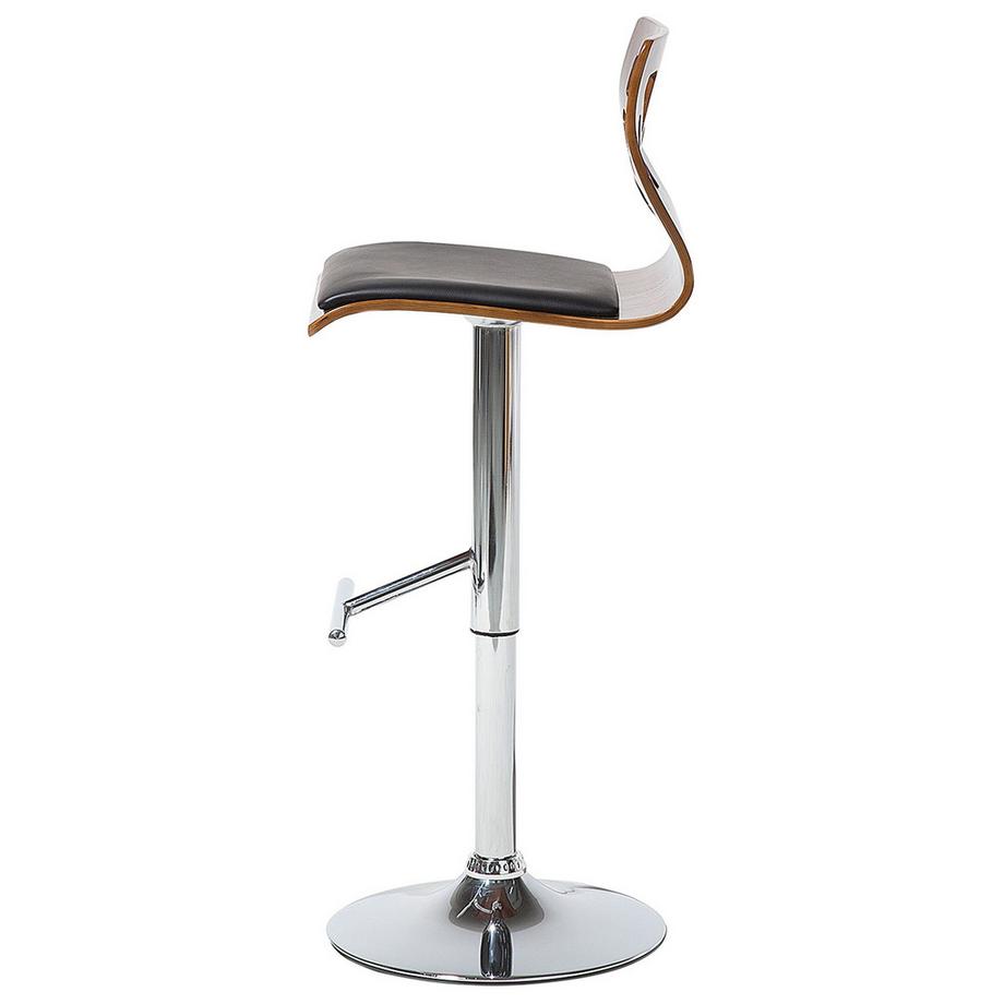 Beliani Set di 2 sedie alte en Pelle sintetica Retrò PETERSBURG  