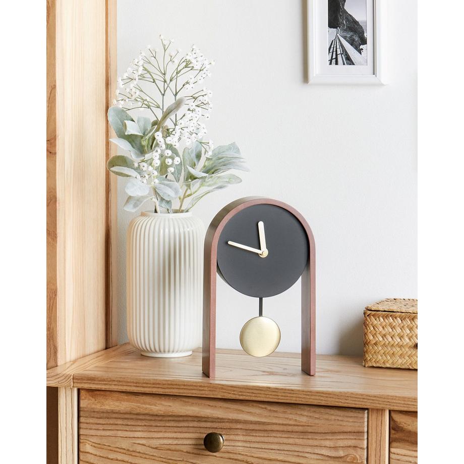 Beliani Orologio en Fibra a media densità (MDF) Retrò BLATTEN  