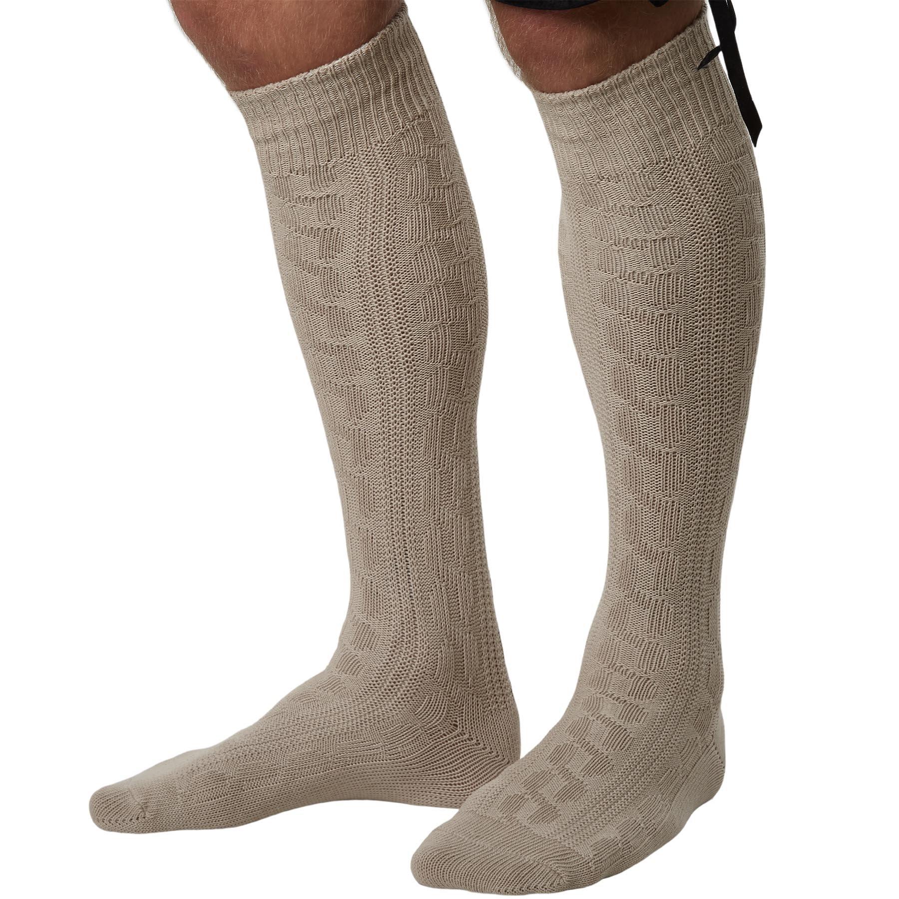 Tectake  Chaussettes hautes beige 