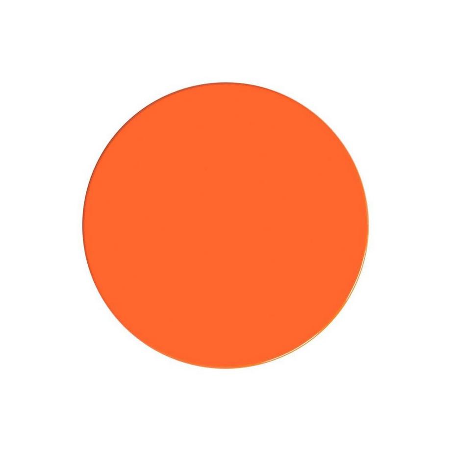 Vente-unique Table d'appoint en métal - Orange - TUVAMI  