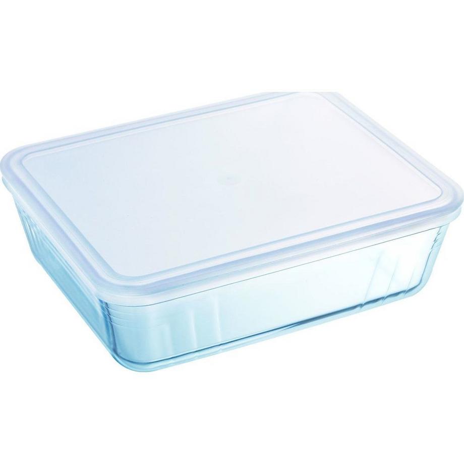 PYREX  Forme oblongue avec couvercle en plastique 22x17cm/1,5L Cook 