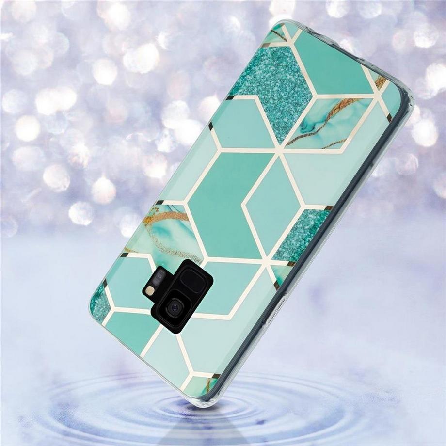 Cadorabo  Hülle für Samsung Galaxy S9 aus TPU Silikon mit Muster Mosaik 