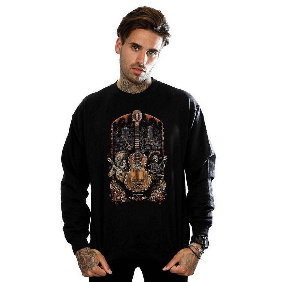 Disney Pixar Coco Guitare Imprimé Graphique Sweatshirt  