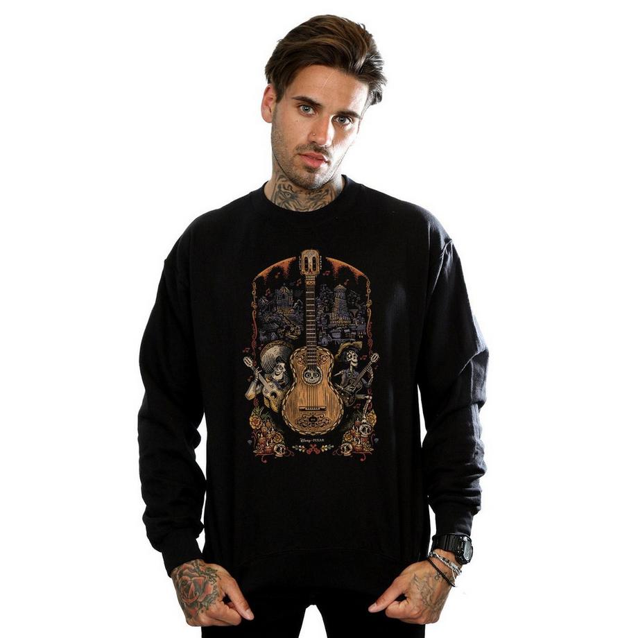 Disney Pixar Coco Guitare Imprimé Graphique Sweatshirt  
