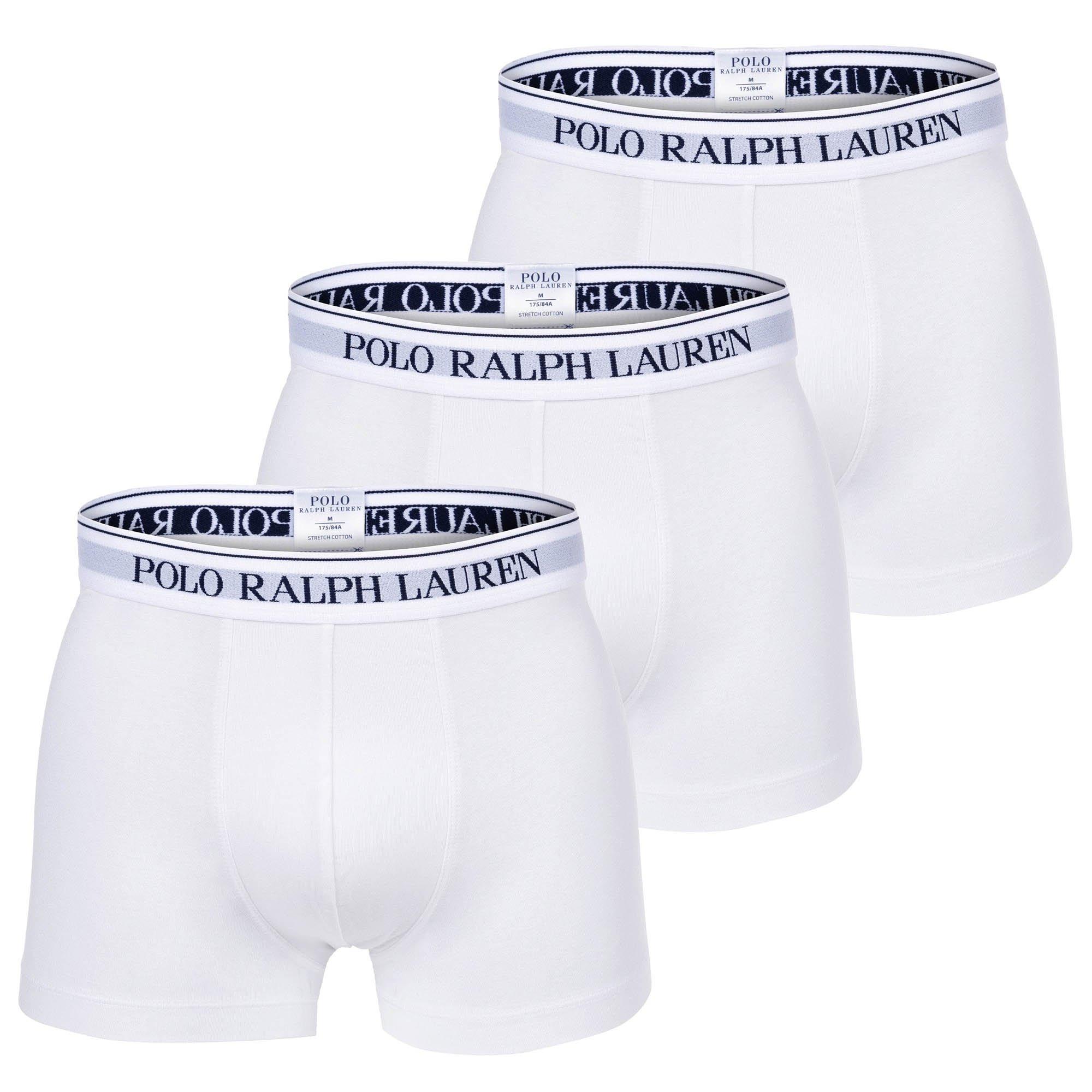 Image of Boxershort Figurbetont-classic-3 Pack-trunk Herren Weiss M