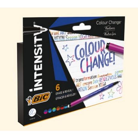 BiC  BIC Intensity Colour Change marqueur 6 pièce(s) Multicolore 