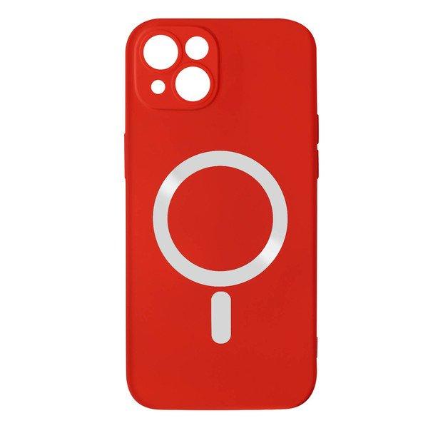 Avizar  Coque Magsafe iPhone 14 Soft Rouge 