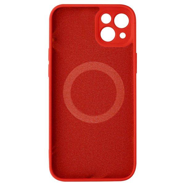 Avizar  Coque Magsafe iPhone 14 Soft Rouge 