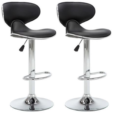 VidaXL Tabouret de bar cuir artificiel  