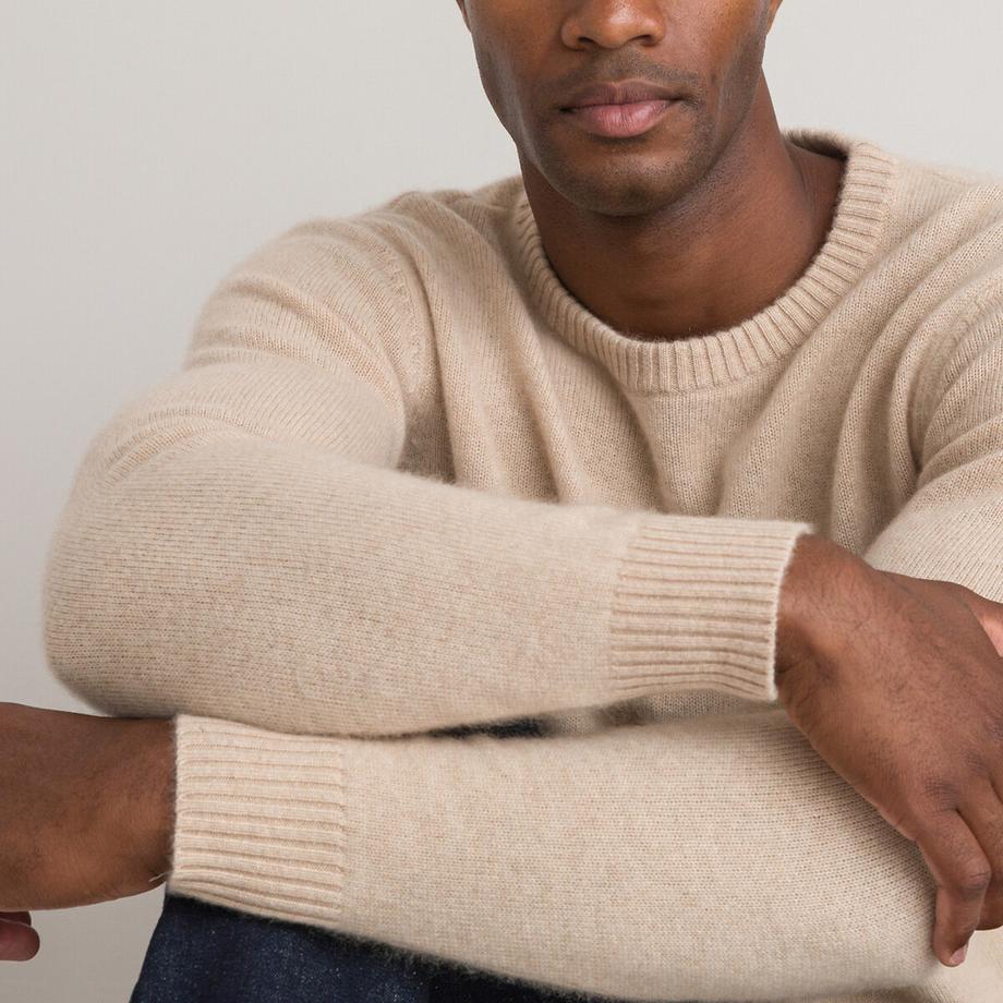 La Redoute Collections Pull col rond en cachemire  