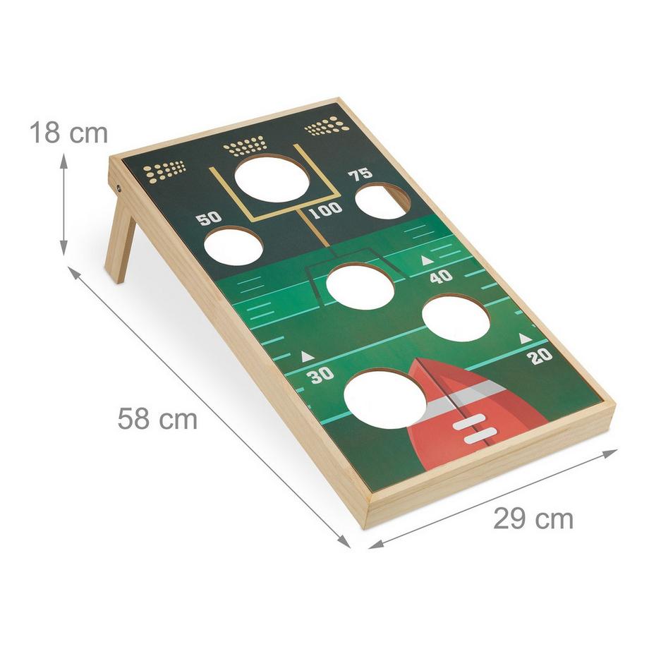 B2X  Jeu de lancer Cornhole 11 pièces 