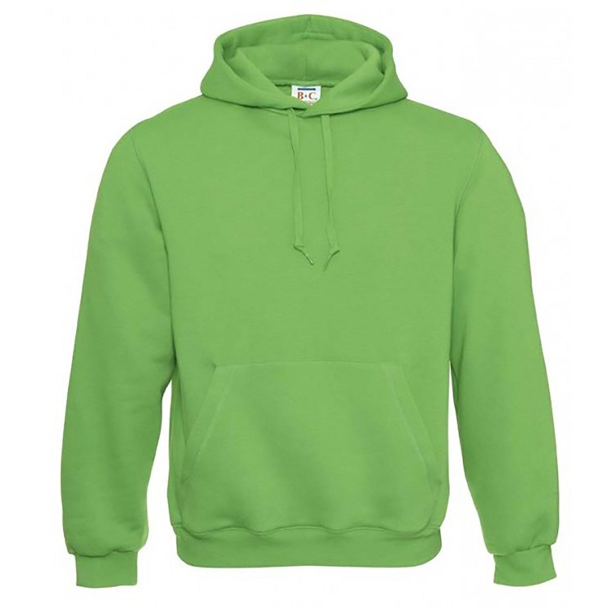 Image of B&c Kapuzenpullover Hoodie Kapuzensweater Herren Grün XXS
