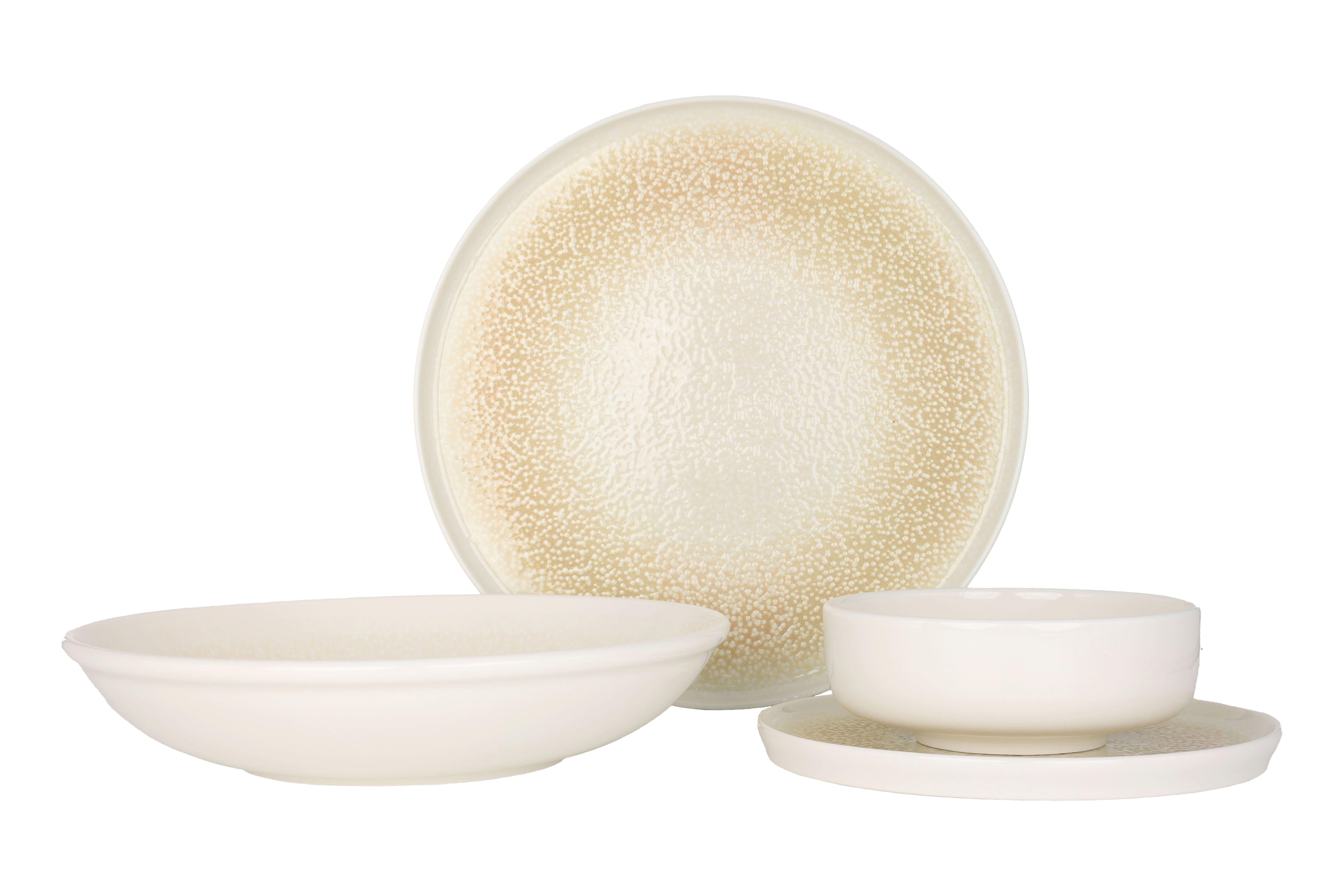 Image of Geschirrset - Dotti - 24 Teilig - 6 Personen - Porzellan Unisex ONE SIZE