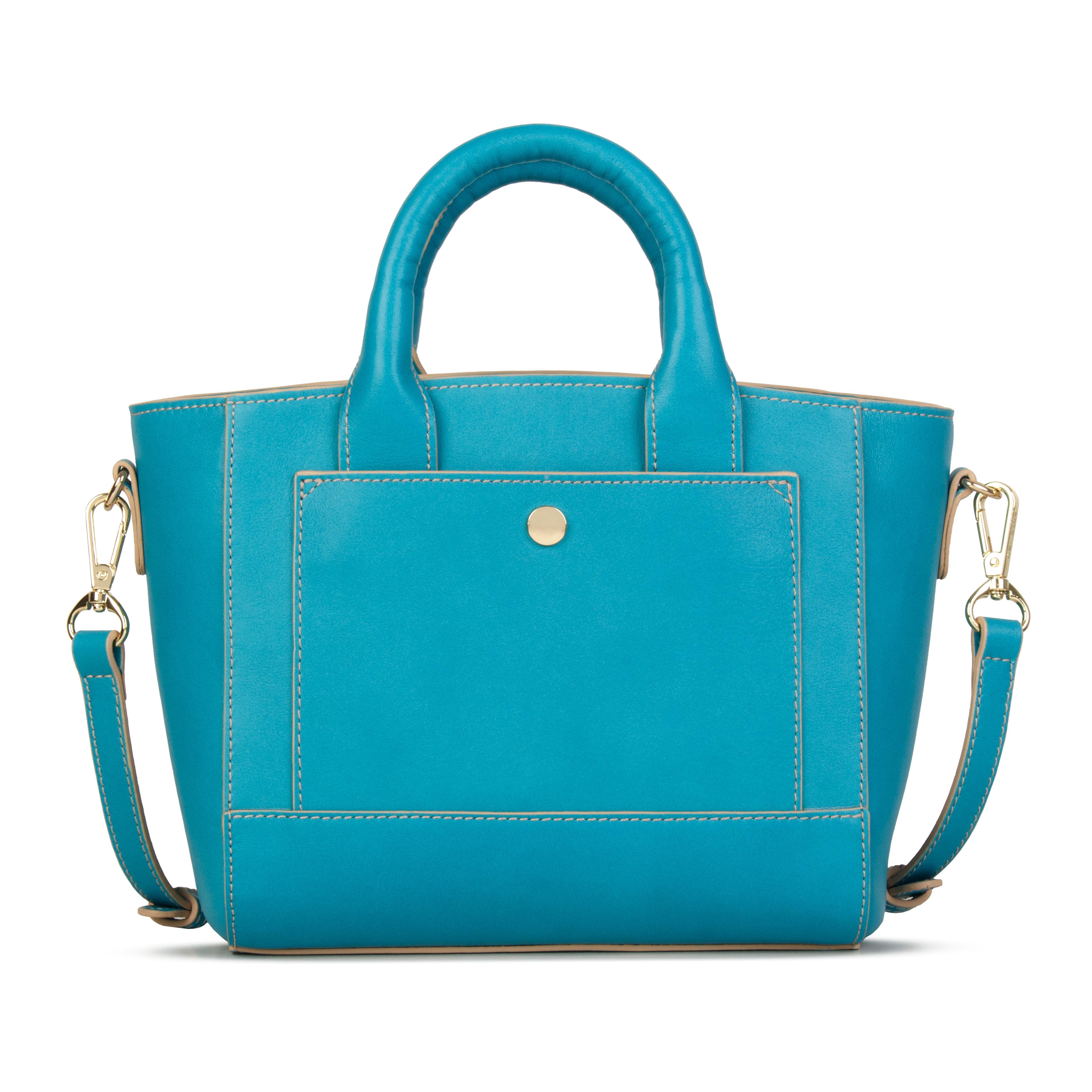 Kate Lee  Sac porté main ou bandoulière Bysa turquoise 