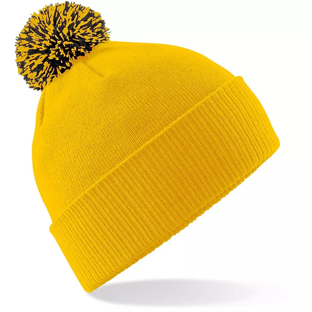 Beechfield - Snowstar Duo Extreme Winter-Hut, Snowstar Duo Extreme Cappello invernale, Onesize, Oro Giallo