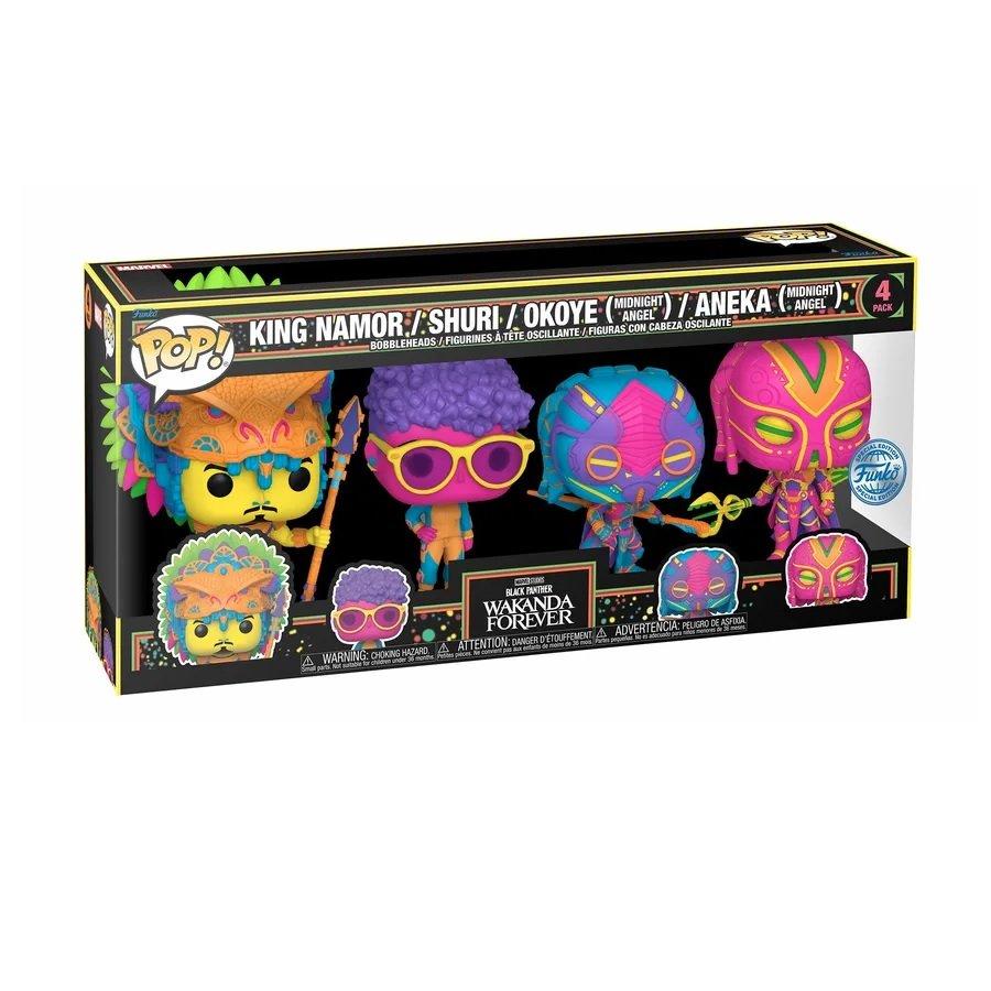 Funko  POP - Set of 4 - Marvel - Black Panther - Vol.2 