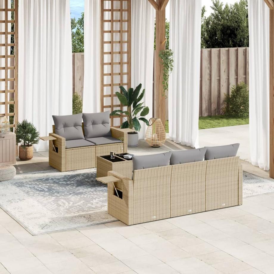 VidaXL Garten sofagarnitur poly-rattan  