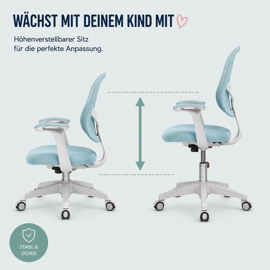 KAMA Ergonomischer Kinder-Bürostuhl  