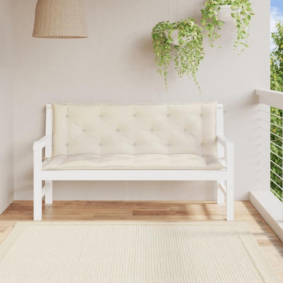 VidaXL Coussin de banc de jardin tissu  