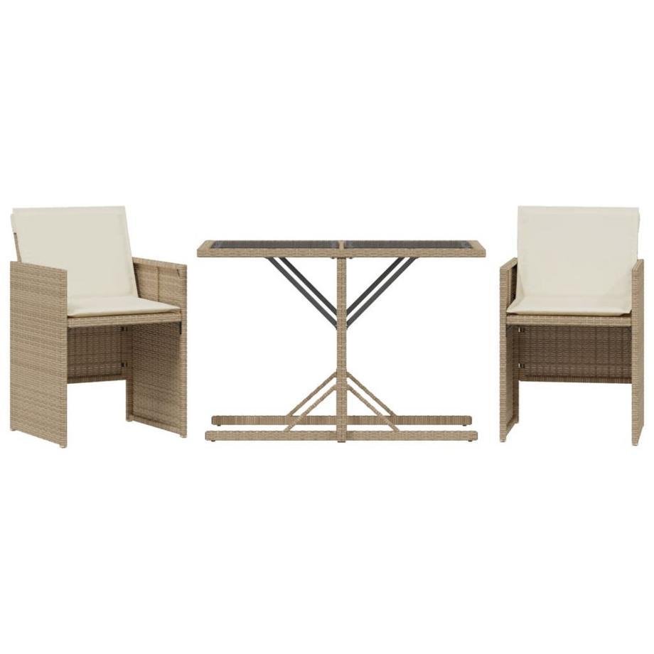 set da bistrò Polirattan