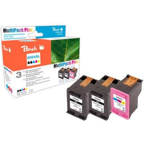 Peach  Tinte HP Nr. 304XL Multipack Plus black+color, je 2x15ml, 1x13ml 