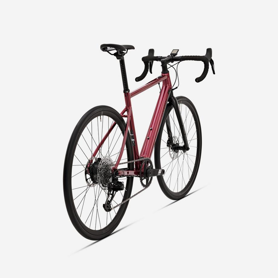 VAN RYSEL  Vélo de route électrique SRAM Apex 1x12v, E-EDR AF rouge 