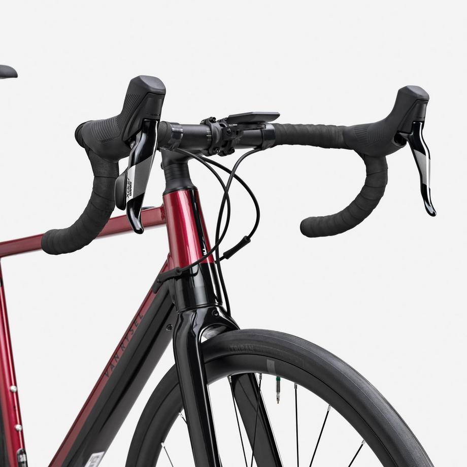 VAN RYSEL  Vélo de route électrique SRAM Apex 1x12v, E-EDR AF rouge 