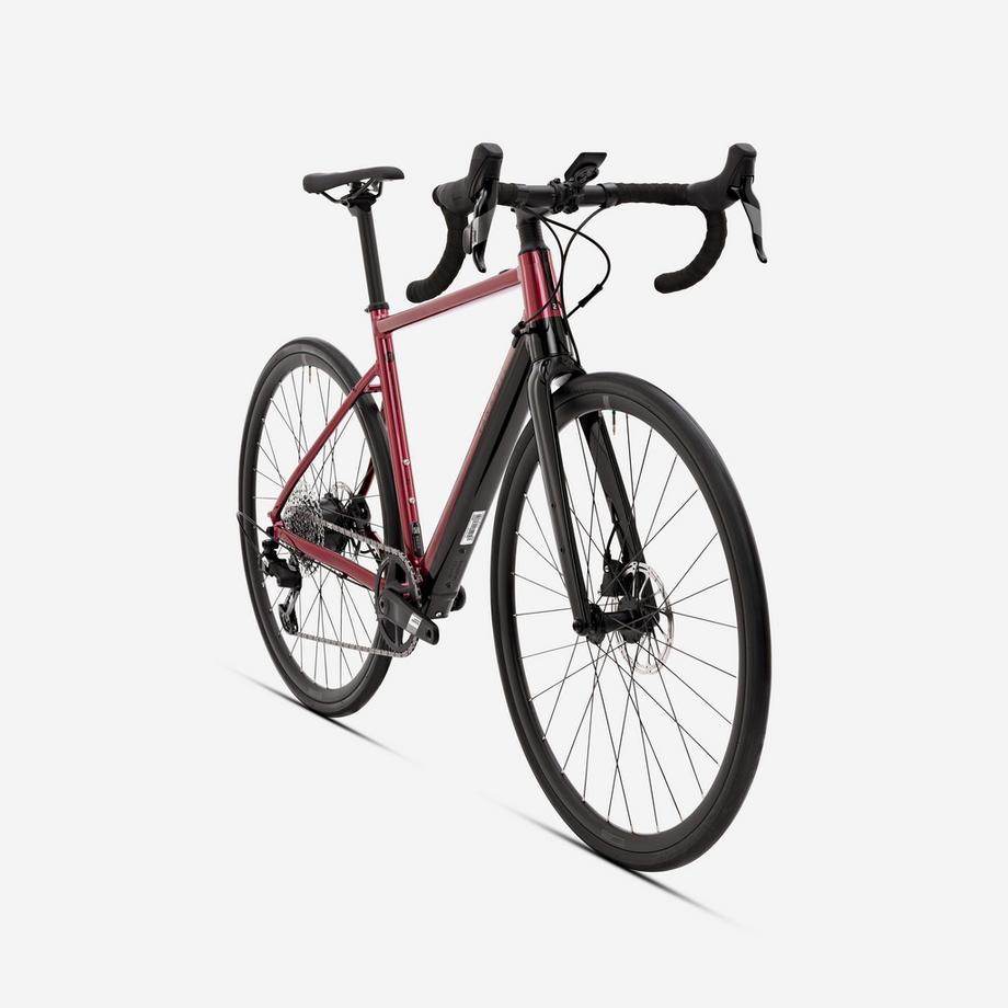 VAN RYSEL  Vélo de route électrique SRAM Apex 1x12v, E-EDR AF rouge 