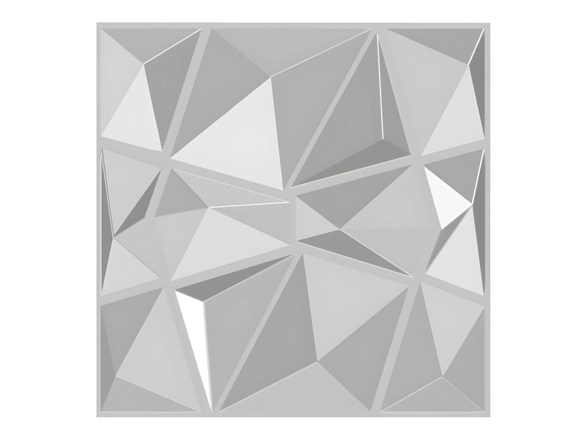 Vente-unique Panneau mural 3D à  peindre pack de 3m² lot de pièces ANGLY  