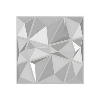 Vente-unique Panneau mural 3D à  peindre pack de 3m² lot de pièces ANGLY  